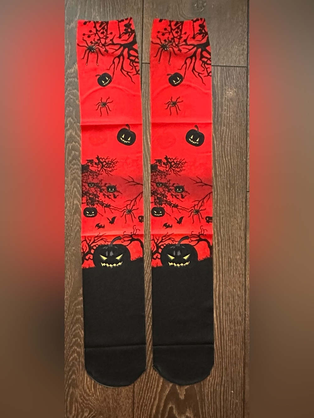 Halloween Costume Over the Knees Thighs - Red
